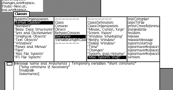 Smalltalk-76 Code Browser